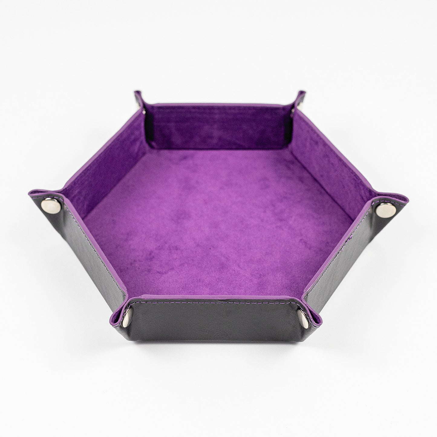 Hexagonal Foldable Dice Tray Desktop Storage Box