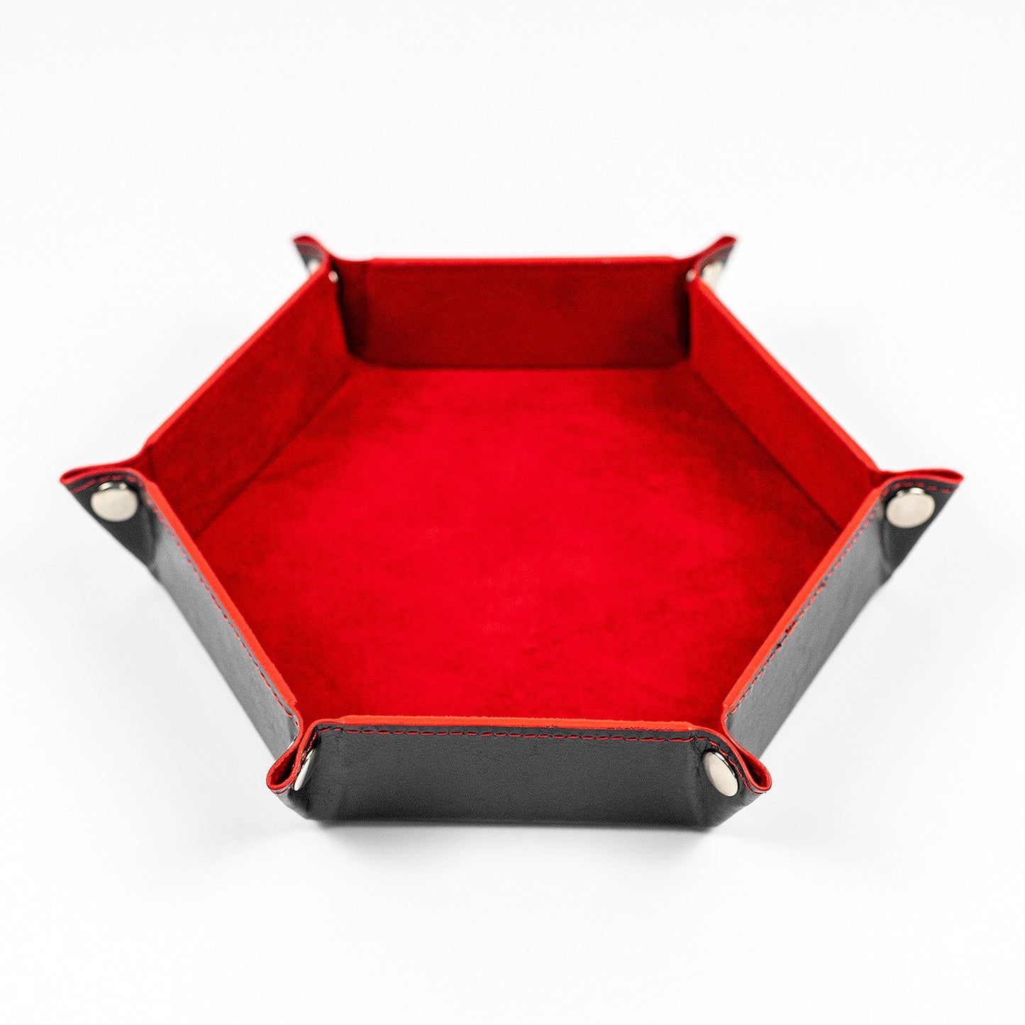 Hexagonal Foldable Dice Tray Desktop Storage Box