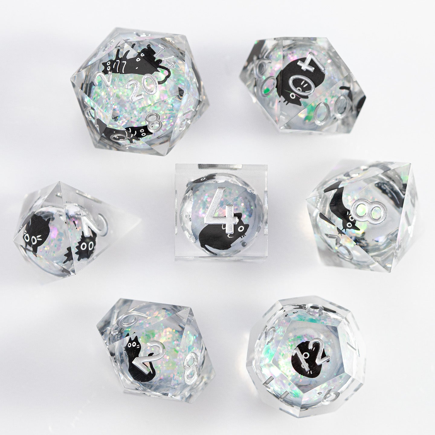 Catshade Shard 7-Piece Polyhedral Dice Set