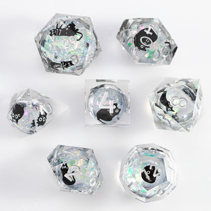 Catshade Shard 7-Piece Polyhedral Dice Set