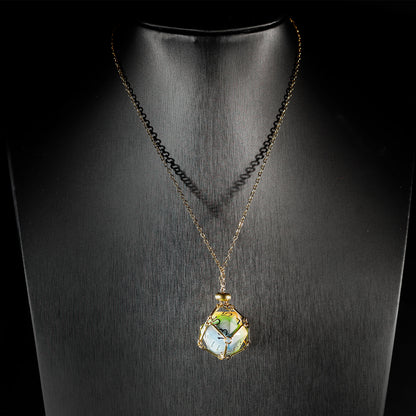 Rainbow Cat Plated 7-Piece Polyhedral Dice Set