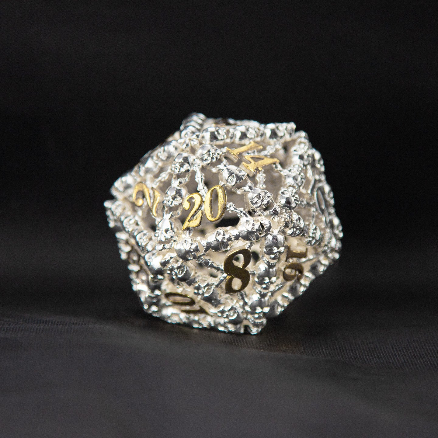 Hollow White Jade D20