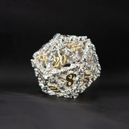 Hollow White Jade D20